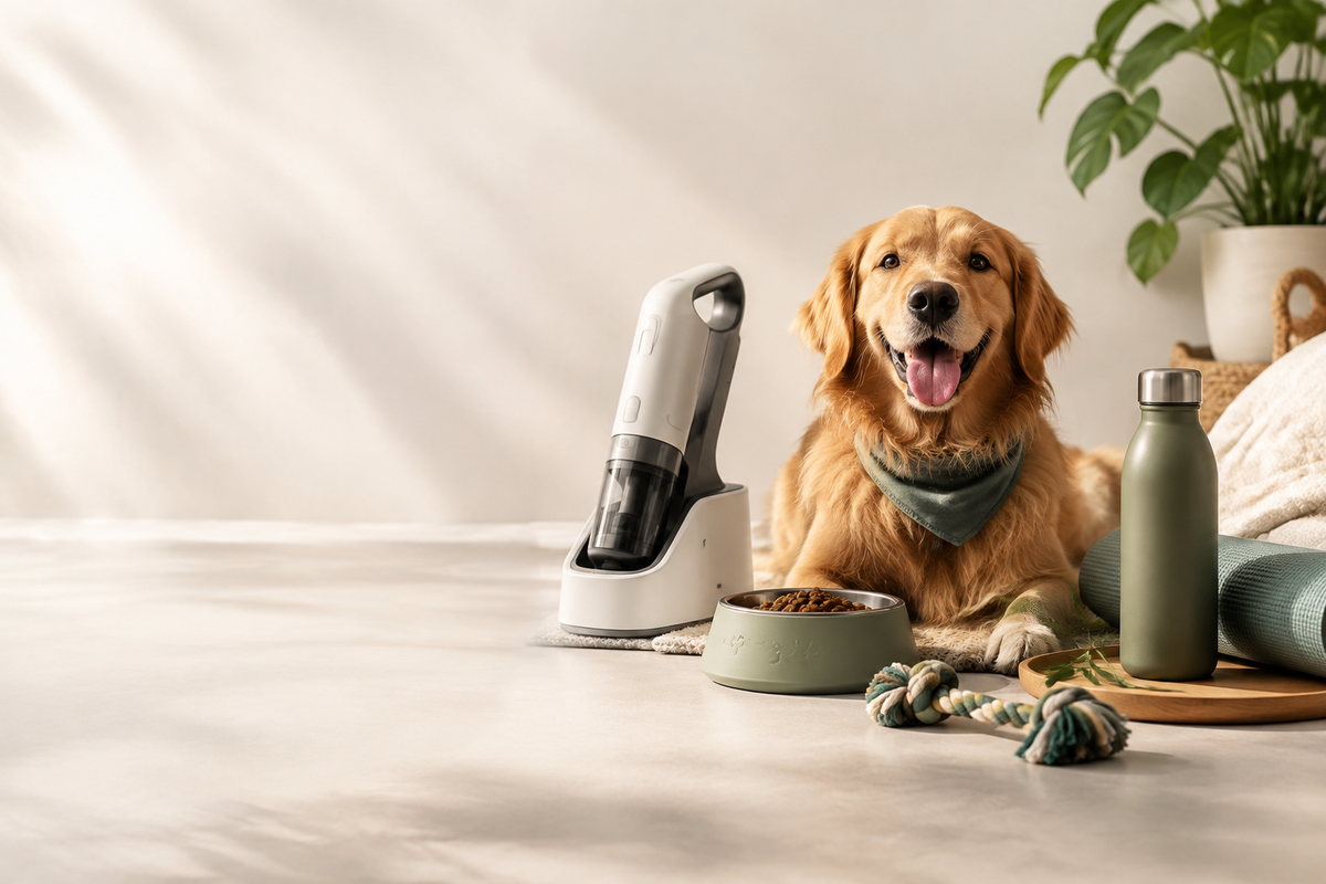 Banner principal para tienda de home tools, mascotas y salud